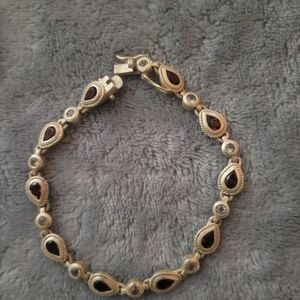 Silpada Silver and Ruby Bracelet